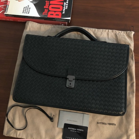 bottega veneta intrecciato briefcase